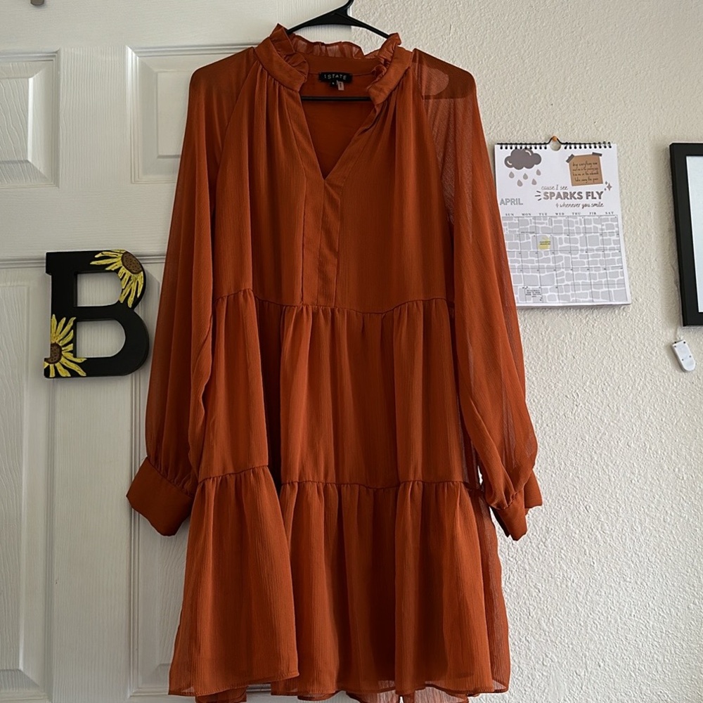 Orange dress